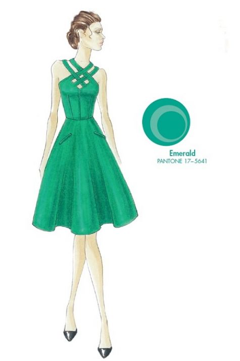 pantone emerald